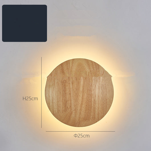 Lámpara de Pared Artesanal en Madera - Image 4