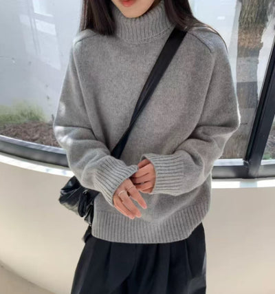 Suéter de Cuello Alto en Lana para Mujer - Image 13