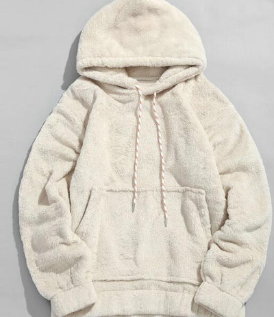 Sudadera con Capucha de Lana de Cordero para Hombre - Image 7