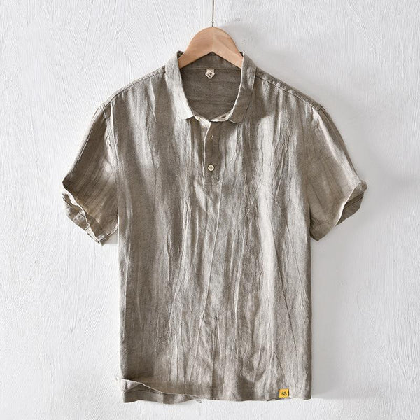 Camiseta Casual Hombre Tejido Ligero Transpirable