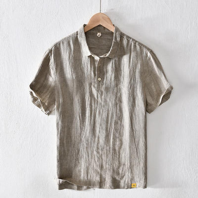 Camiseta Casual Hombre Tejido Ligero Transpirable