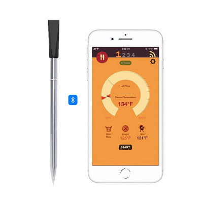 Termómetro Bluetooth para Parrilla con Sonda Inalámbrica