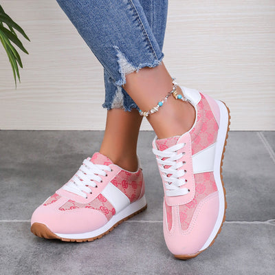 Zapatos Casuales Oversize para Mujer con Encaje Floral y Cordones - Image 7