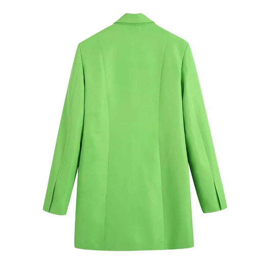 Abrigo Largo Elegante Slim Fit para Mujer - Diseño Casual Sofisticado - Image 5