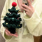 Árbol de Navidad Tejido a Crochet - Decoración Festiva y Accesorio para Eventos