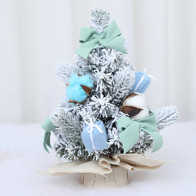 Árbol de Navidad Miniatura de Escritorio con Adornos Pequeños - Image 14