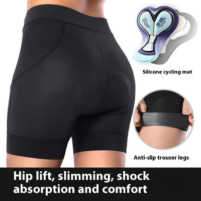 Pantalones Cortos Ciclismo Mujer con Gel de Sílice Acolchado - Image 2