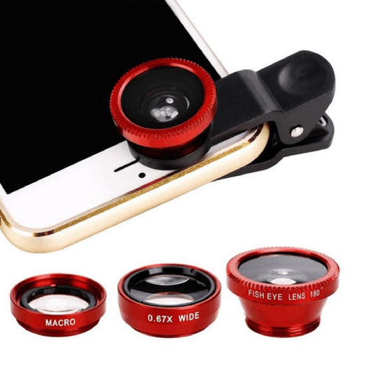 Kit de Lentes para Celular 3 en 1: Gran Angular, Macro y Ojo de Pez - Image 12
