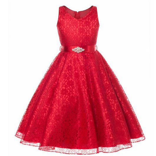 Vestido de Encaje para Niñas - Disfraz Elegante Infantil - Image 9