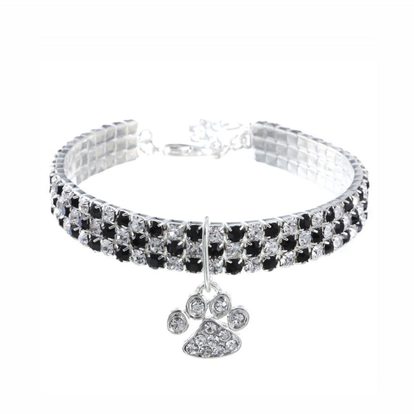 Collar Estirable de Diamante Multicolor para Gatos y Perros - Image 3
