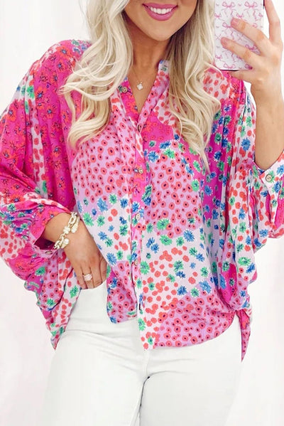 Camisa Suelta de Manga Larga con Combinación de Colores - Image 15
