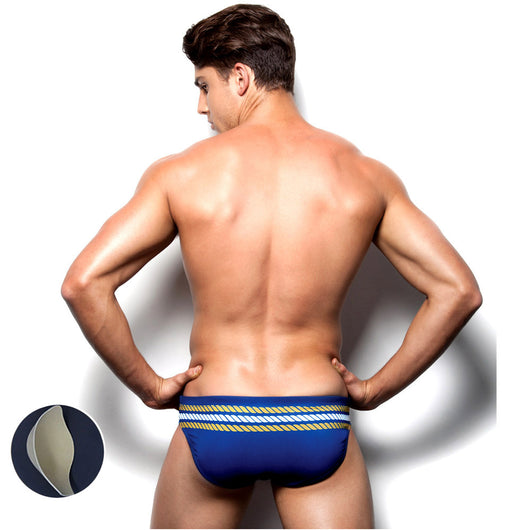 Bañador Slip a Rayas Sexy para Hombre - Shorts de Playa - Image 5