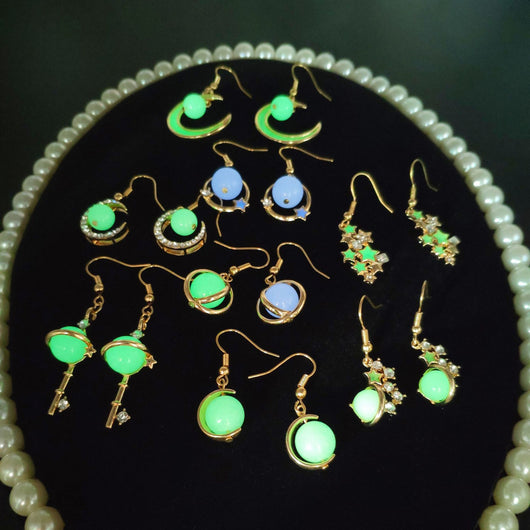 Aretes de Aleación Estrellas y Luna - Joyería Delicada para Mujeres - Image 13
