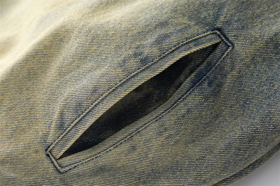 Chaqueta Denim Acolchada con Degradado de Color - Image 12