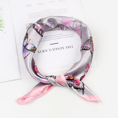 Pañuelo Cuadrado Estampado Mariposas - Accesorio de Moda Elegante para Mujer - Image 8