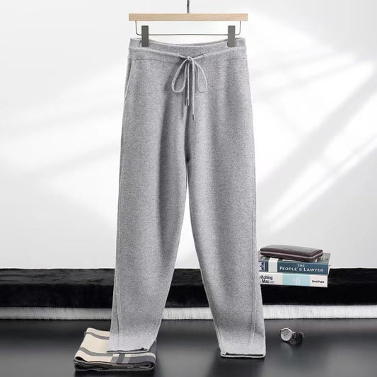 Pantalones Casuales Reforzados con Corte Recto y Tela Gruesa - Image 2