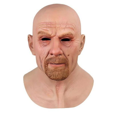 Máscara de Látex Calvo Anciano para Halloween y Cosplay - Image 2
