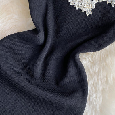 Vestido Tejido Entallado para Mujer con Abertura Lateral - Image 19