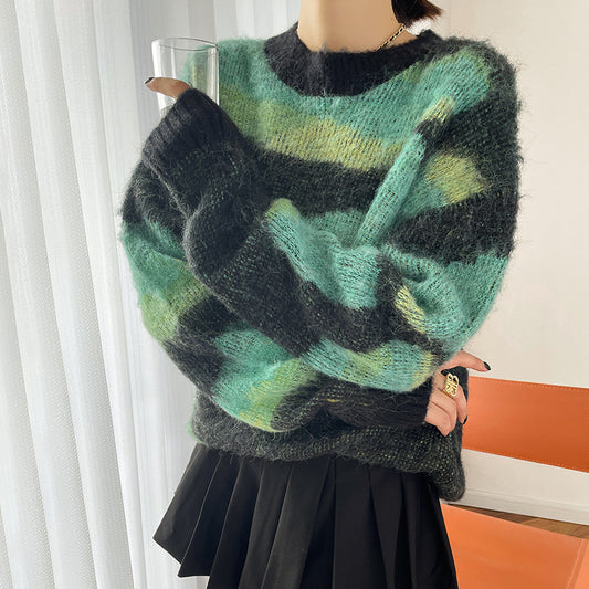 Cardigan Ligero a Rayas con Cuello en V - Perfecto para Primavera y Otoño