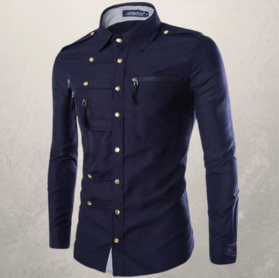 Camisa Slim Fit Multibotonadura para Hombre - Image 5