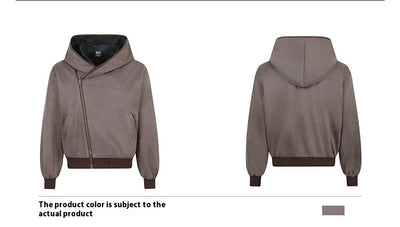 Cardigan Sudadera Desconstructido con Capucha y Cierre Oblicuo para Mujer - Image 11