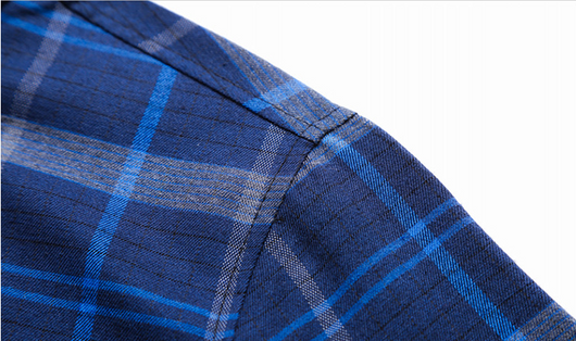 Camisa de Cuadros Manga Larga para Hombre Maduro - Image 13