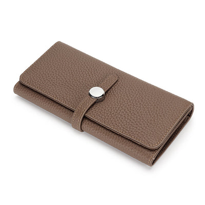 Billetera Larga de Cuero para Mujer con Gran Capacidad y Diseño Plegable - Image 11