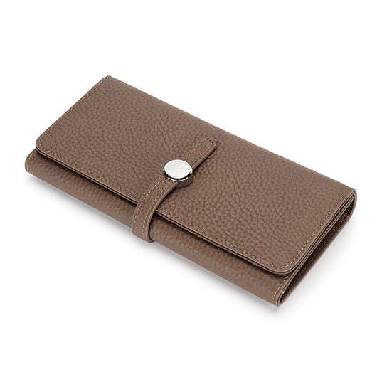Billetera Larga de Cuero para Mujer con Gran Capacidad y Diseño Plegable - Image 11
