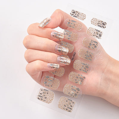 Stickers de Uñas Efecto Ojo de Gato con Detalles Dorados - Image 6
