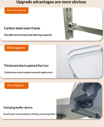 Canasta Extraíble de Esquina Doble para Muebles de Cocina - Image 6