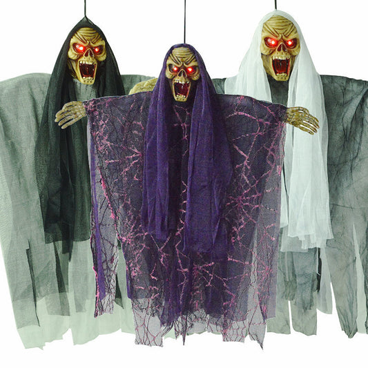 Colgante Bruja Halloween con Casa Embrujada
