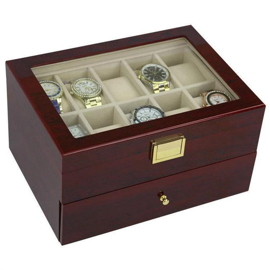 Caja de Presentación para Reloj con Acabado Pintura Piano