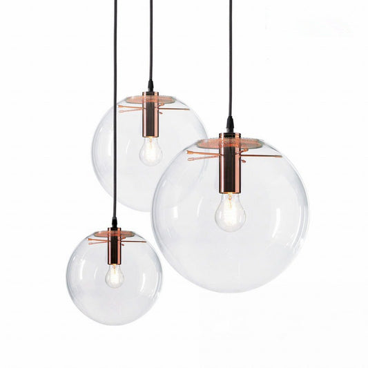 Lámpara Colgante de Cristal Transparente Minimalista Nórdica - Image 2