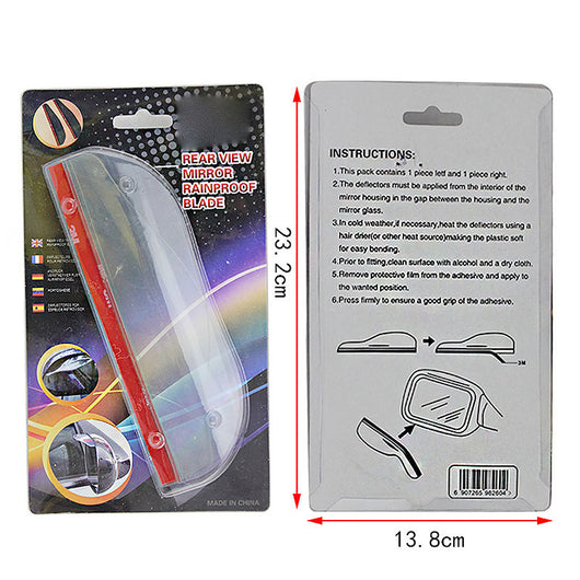 Protectores de Espejo Retrovisor Contra Lluvia - Set de 2 Piezas - Image 8