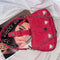 Bolso Baguette Rojo Retro Love - Bandolera Axilas