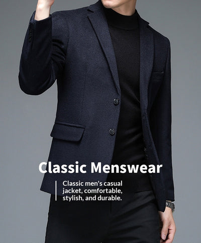 Traje de Lana Casual para Hombre - Otoño e Invierno - Image 9