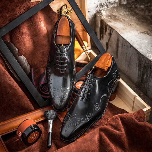 Zapatos Formales de Cuero Genuino para Hombre - Primera Capa Premium - Image 2
