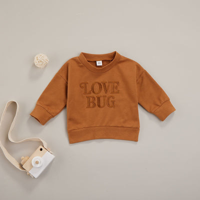 Suéter Infantil Personalizado con Letras Bordadas