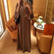Cardigan Robe Islámico con Cuentas Decorativas