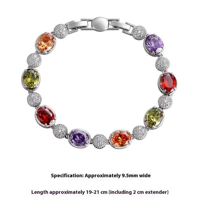 Pulseras de Circón Colorido para Hombre y Mujer - Image 12