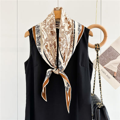 Pañuelo de Seda Twill Lujo Ligero para Mujer - Image 36