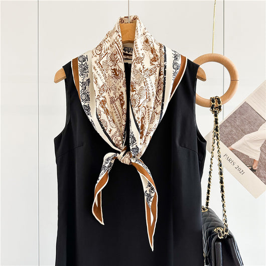 Pañuelo de Seda Twill Lujo Ligero para Mujer - Image 36