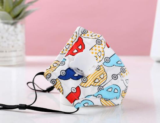 Mascarilla Infantil Protectora con Válvula PM2.5 y Diseño de Dibujos Animados - Image 7
