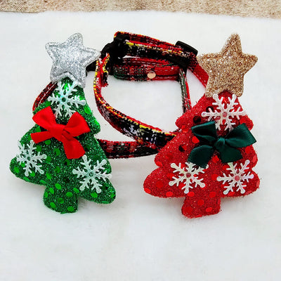 Collar de Lona para Mascota con Copo de Nieve Navideño - Image 9