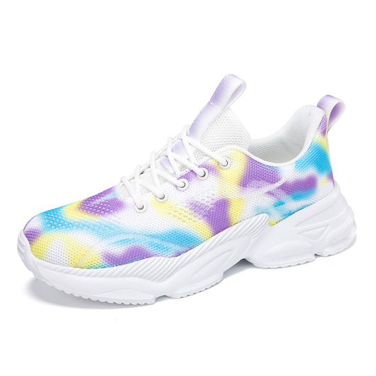 Tenis Casuales Floreados Talla Grande con Cordones - Image 20