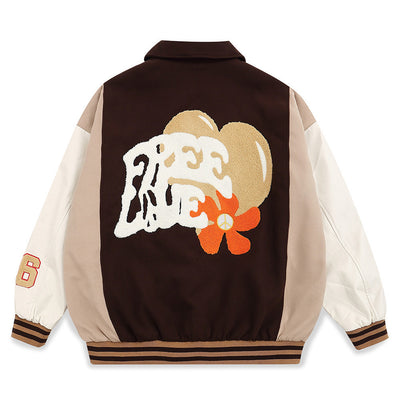 Jersey de Béisbol Holgado con Diseño de Corazón Estilo Street - Image 3