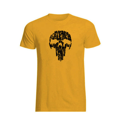Playera Deportiva de Algodón Puro con Estampa Calavera Rota - Image 9