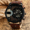 Reloj Deportivo de Cuarzo para Hombre con Esfera Grande y Correa Metálica