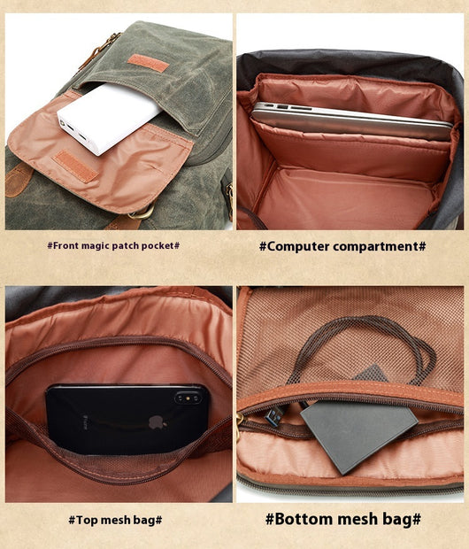 Bolsa de Cámara Canvas Multifuncional - Image 23