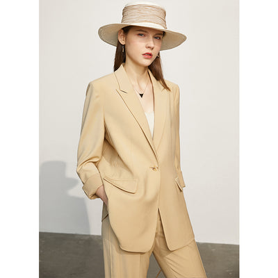 Blazer Minimalista de Solapa para Mujer - Image 9